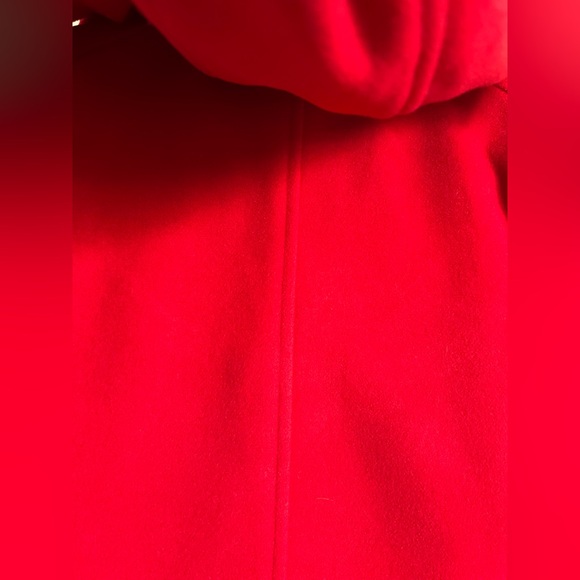 American Rag Red Pea Coat Size Large - Picture 7 of 10